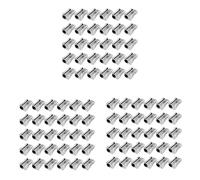ISKDJBJG 144 Pack Metal Mini Pencil Sharpeners Bulk Handheld Silver Single Hole Aluminum Alloy Handheld Sharpener Manual Pencil