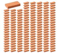 ISKDJBJG 1750 Pieces Mini Bricks for Landscaping Miniature Bricks Brick Wall Small Bricks for Dollhouse Garden Parts,1/35 Scale