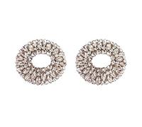 ISKDJBJG 1Pair Detachable Shoes Decorations Shiny Crystal Shoes Clip Bride Accessories Shoe Clips Shoe Clips