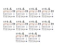 ISKDJBJG 250Pcs 1:87 Figurines Painted Figures Miniatures of Railway Workers with Bucket and Ladder