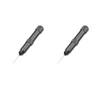 ISKDJBJG 2X Mini Metal Glue Applicator Needle for Hobby, Craft, Model and Small Part Dispensing