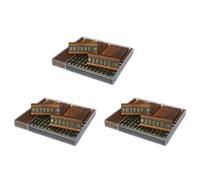 ISKDJBJG 30 Sets Mini Wood Combined Number Price Cube Tag Jewelry Adjustable Number Pricing Label Sign Holder Card Stand B