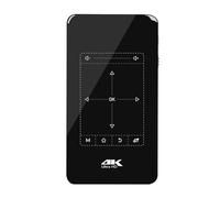 ISKDJBJG 3D Mini Projector WIFI Android 4K HD Projectors Decoding for HOME Entertainment with Infrared Remote Control Tripod (UK)