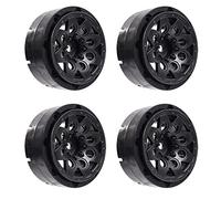 ISKDJBJG 4PCS Plastic Beadlock 1.9 Wheel Hub Rim for 1/10 RC Crawler Axial SCX10 90046 AXI03007 TRX4 D90