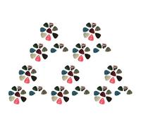 ISKDJBJG 60pcs Thin Guitar Picks 0.46mm Random Colour