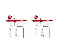 ISKDJBJG 7Cc 0.3 Nozzles Airbrush with 22Pcs Set Cleaning Accessories Cake Decorating Brushes for Manicure Air Brush