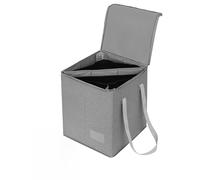 ISKDJBJG Clothes Hanger Organizer Bag-Hanger Storage Containers with Lid for Dustproof, Hanger Holder, Hanger Caddys Organizer