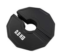 ISKDJBJG Gym Micro-Plates Dumbbell Fractional Weight Plate Rubber Fractional Weight Plates Add-on Change Black 0.5kg