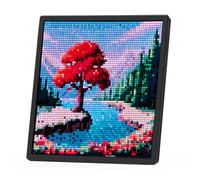ISKDJBJG LED Pixel Display 64x64 RGB LED Matrix Panel Programmable Pixel Art Display with Bluetooth APP Control Pixel Screen