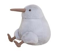 ISKDJBJG Lifelike Kiwi Bird Plush Toy Gray Kiwi Bird Stuffed Body Pillow Large Realistic Sitting Kiwi Bird Plushie Gifts,A