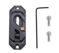 ISKDJBJG Winch Control Mount Plate Metal Winch Hook Recovery Tool Suitable for RC Crawler Car Axail SCX10 TRX4 Gray