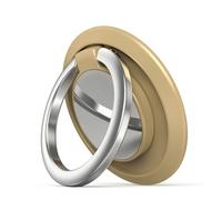 ISKIP Phone Ring Grip, 360° Rotating Phone Ring Holder, Car Mount Available, Fits for iPhone, Samsung, All Smartphones (Gold)