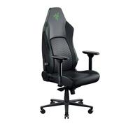 Iskur V2 NewGen Gaming Chair, Black / Green, EPU Leather, 2D Armrests, High Dens