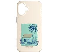 Isla Holbox Mexico Souvenir Yucatan Vintage Beach Art Case for iPhone 16