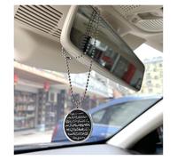 Islam Car Hanging Two Sides with Ayatul Kursi and dua for travel stainless steel car pednant