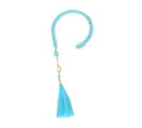 Islam Prayer Beads Tassels Bracelets for Women Meditation Protection Muslim Religion Colored Arab Strand Bangle for Men Boho Chakra Statement Stylish Long Chain Handmade Birthday Gifts, 3, Zinc, no
