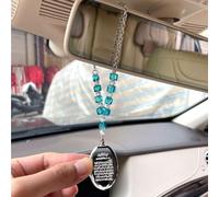 Islam Quran AYATUL KURSI Blue Crystal Allah car Hanging car Pendant