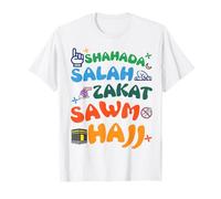 Islam Religion Arabic Muslim Gifts 5 pillars of islam T-Shirt