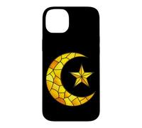 Islam Symbol Stained Glass Islamic Religious Muslim Case for iPhone 14 Plus