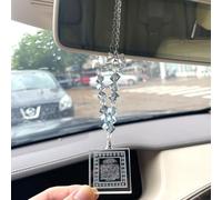 Islam White Crystal Beads Allah Quran AYATUL KURSI car Hanging car Pendant