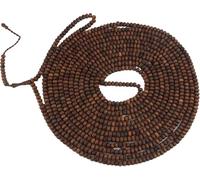 Islamic Bazaar Handmade Juniper Wood 1000 Beads Tasbeeh Misbaha Islamic Gift Tasbih Prayer Beads Tesbih 5x7 mm Small Size Dhikr Rosary, Dark Brown, 5x7mm (0.19'' x 0.27'')