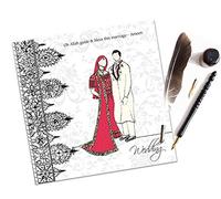 Islamic Bride & Groom Wedding Card