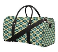 Islamic Ethnic Theme Travel Duffle Bag for Women Men Girls Boys Weekend Overnight Bags 22.7 L Tote Cabin Luggage Bag for Sports Gym Yoga