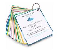 Islamic Kids Dua Cards - Arabic, Transliteration & English Daily Duas Flashcards with Durable Ring - Learn Important Supplications for Children & Family - Eid/Ramadan Gift