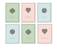 Islamic Moments Multipack Love & Du'as Cards - 6 Designs Love and Duas