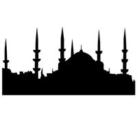 Islamic Mosque Allah Akbar Calligraphy Mylar Stencil 190 Micron A4 Size