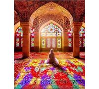 Islamic Mosque Puzzles 100 Pieces Wooden Puzzle Intellectual Adults Jigsaw Puzzles Toys Muslim Pilgrims Pictures Educational Toys 45.5x35.5CM