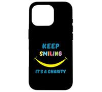 Islamic motivational quote: keep smiling; it's a charity Case for iPhone 16 Pro