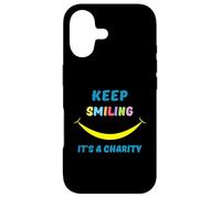 Islamic motivational quote: keep smiling; it's a charity Case for iPhone 17