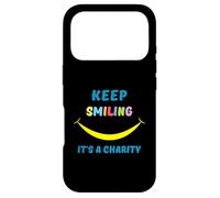 Islamic motivational quote: keep smiling; it's a charity Case for iPhone 17 Pro