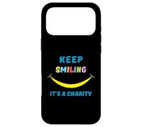 Islamic motivational quote: keep smiling; it's a charity Case for iPhone 17 Pro Max