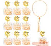 Islamic Prayer Beads - 12Sets Ramadan Eid Mubarak Pearl Prayer Beads with Box Religious Ramadan Eid Party Jewelry Gifts for Islamic Festival Birthday Baby Shower Hajj Umrah Wedding Eid Mubarak Favors
