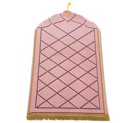 Islamic Prayer Rugs Prayer Mat Soft Prayer Rug Islam, Traditional Turkish Muslim Prayer Rug Thick Large Size Flannel Praying Mat for Daily Salah Prayer Meditation Style 1