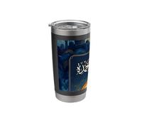 Islamic Quotes Arabic Calligraphy SubhanAllah waBihamdihi Stainless Steel Insulated Tumbler