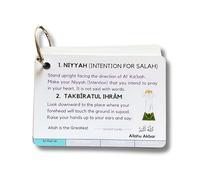 Islamic Salah Cards: A Step-by-Step Guide on how to Pray for Muslims and Reverts, Islamic Gift Ramadan, Quran Tranliterations and Translations