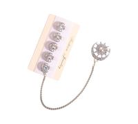 Islamics Star Moon Symbol Metal Buttons Set Elegant Clothing Jewelry For Men Clothing Decoration And Styles Enhancement Muslims Formal Occasion Accessories