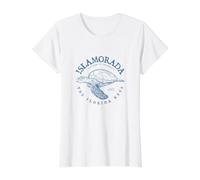 Islamorada Florida Keys Diving Turtle Village Islands Value Graphic T-Shirt, Women, White, M