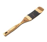 Island Bamboo Pakkawood 11 Inch Spurtle - Island Bamboo Kitchen Utensils - Wooden Spurtle Spoons, Island Bamboo Pakkawood Utensils for Cooking, Colored Wooden Spoons, Pakka Wooden Utensils - Natural