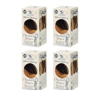 Island Biscuits Dark Chocolate Ginger Biscuits 133g x 4 Pack | Spicy Stem Ginger with Rich Dark Chocolate