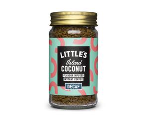 (Island Coconut) Littles Flavoured Instant Decaf Coffee 50g Jar