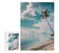 Island Escape Ocean View - Decorative Jigsaw for Grown-Ups, 300 PCS, Gift for Winter Evenings - for Quiet Evenings And Focused Play