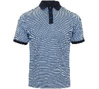 ISLAND GREEN 2026 ALL OVER DOT PRINT GOLF POLO SHIRT - BLUE