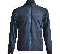 ISLAND GREEN 2026 FULL ZIP PADDED GOLF JACKET - NAVY