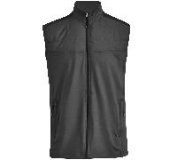 ISLAND GREEN 2026 FULL ZIP PADDED GOLF VEST - CHARCOAL