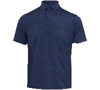 ISLAND GREEN 2026 JACQUARD KNIT GOLF POLO SHIRT - NAVY