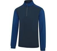 ISLAND GREEN 2026 WINDPROOF 1/4 ZIP LINED MIDLAYER PULLOVER - NAVY